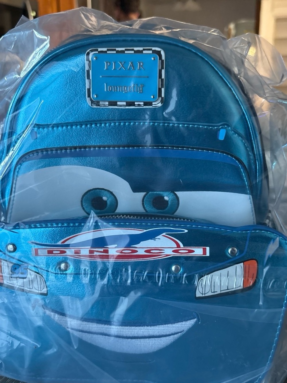 Loungefly Blue Dinoco Rare Loungefly Backpack